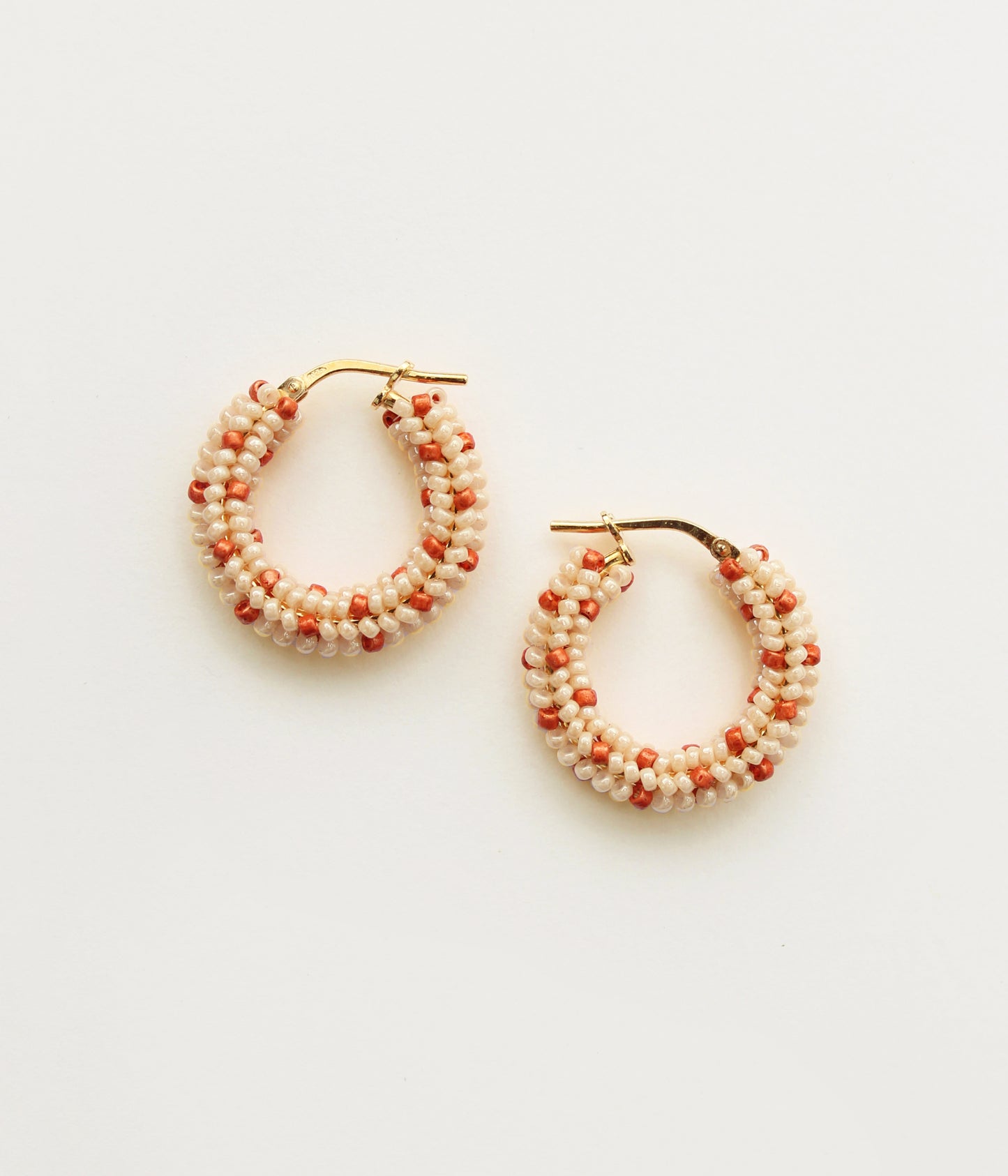 Dot Hoops Sand