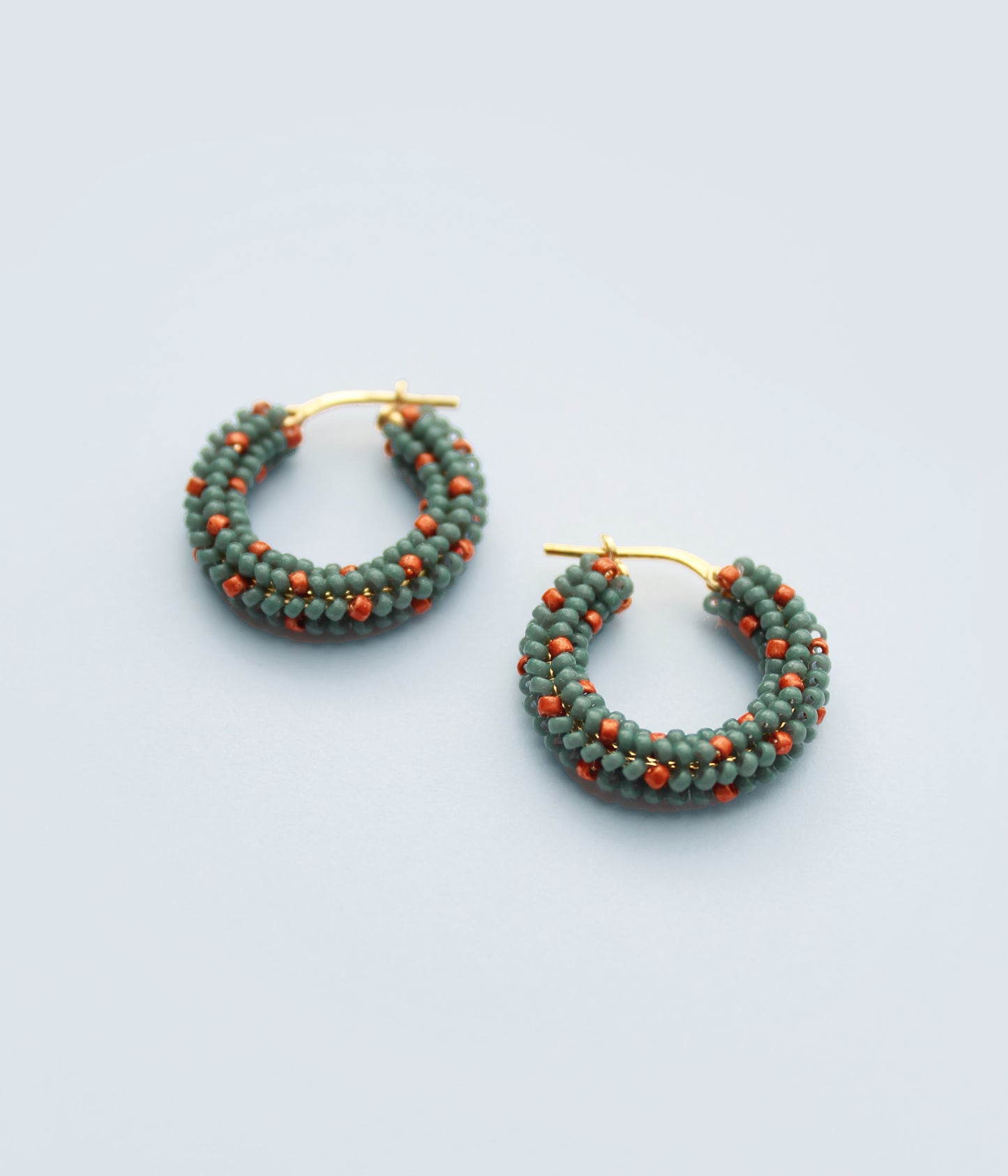 Dot Hoops Stone