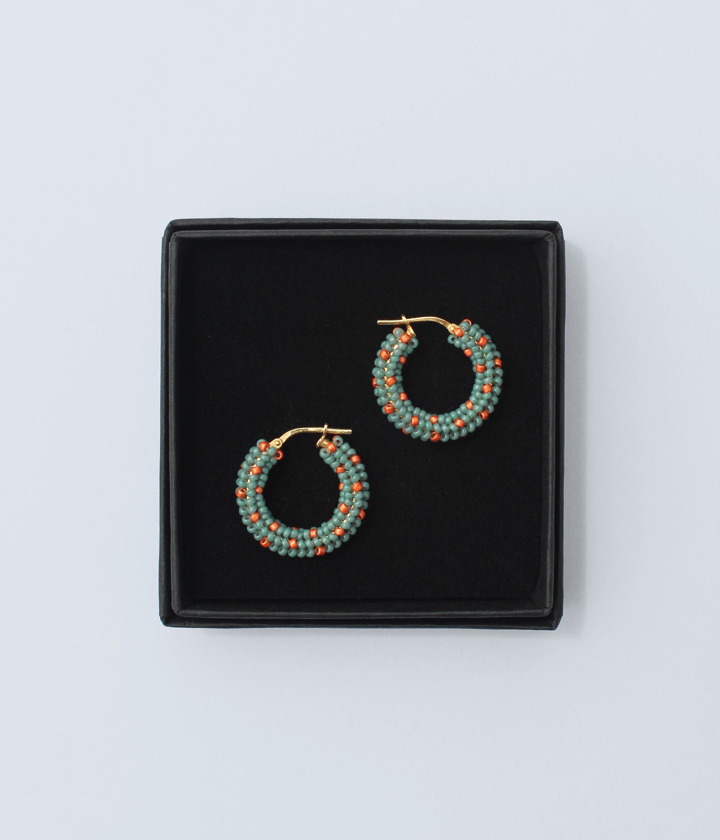 Dot Hoops Stone